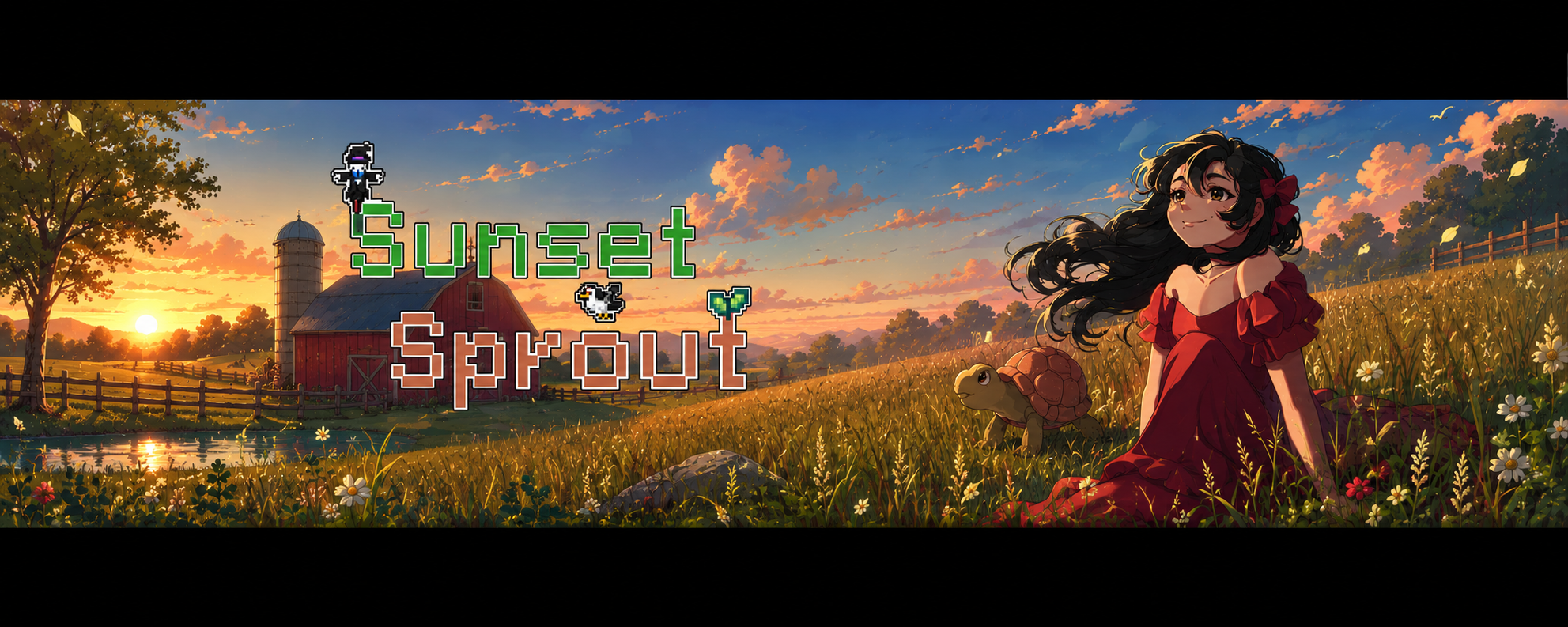 Sunset Sprout — a cozy farming game by an Iraqi developer